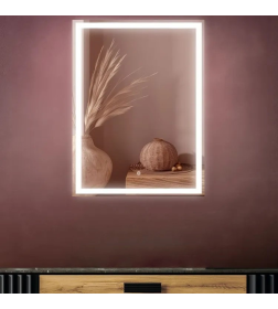 Зеркало Дабл-Ю Гранд Лайт 80х60 с подсветкой GR80X60LD