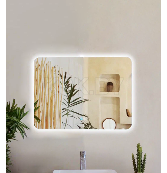 Зеркало Дабл-Ю Бангкок Классик 80х60 с подсветкой BNK80X60K (BNK80X60K) 