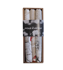 Комплект полотенец Pole Kvetak из 3шт арт.22с145-ШР+К/п.р/фкор,(390) 45х60 см