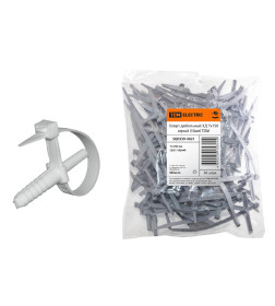 Хомут дюбельный ХД 7х150 мм серый (50 шт.) TDM SQ0539-0021