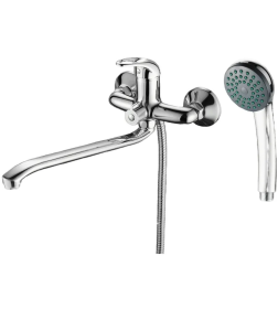 Смеситель для ванны и душа хром Fashun A2237