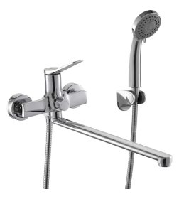 Смеситель для ванны и душа хром Fashun A2286