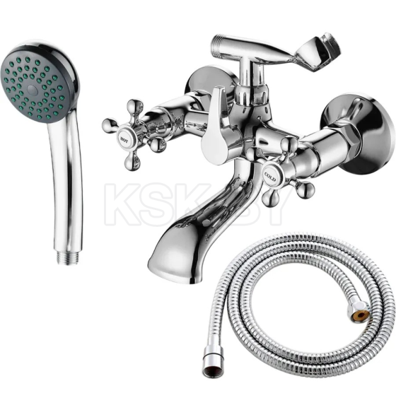 Смеситель для ванны и душа хром Fashun A3019 (A3019) 