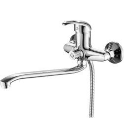 Смеситель для ванны и душа хром Fashun A2203