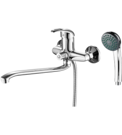 Смеситель для ванны и душа хром Fashun A2203