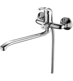 Смеситель для ванны и душа хром Fashun A2215