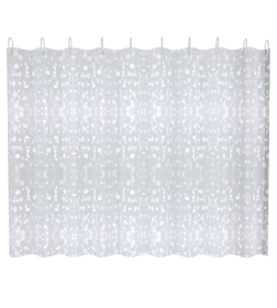 Штора для ванной 180х200 см 3D белая галька Fashun A8757