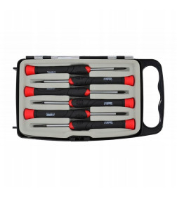 Набор отверток прецизионных 6шт (3xPL, 3xPH), 140мм, сталь S2 AWTOOLS