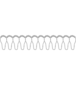 Кольца с роликами и замком 71х39 мм белый металл Fashun A9001-8 