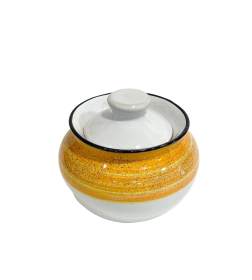 Горшок для тушения 0,5л 7037/48-24 оранжевый сорт2