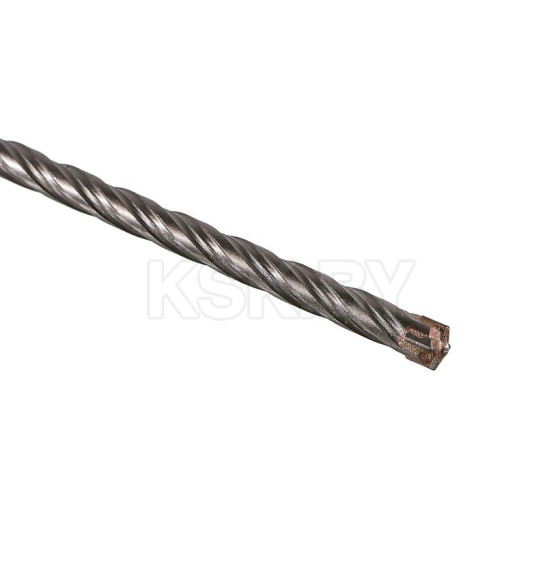 Сверло по бетону SDS+ 6х160 QUADRO POWER крестовой резец Hanskonner (H9019-C06-160) 