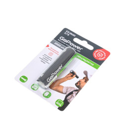 Аккумулятор Li-ion 18650 BL1 3.7V 2000mAh с защитой высокий контакт GoPower 00-00018353