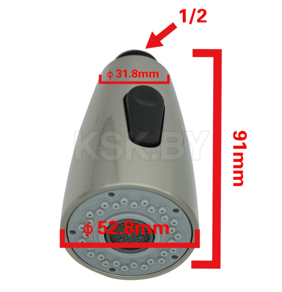 Насадка для кухонного смесителя A56109 сатин Fashun N34 (N34) 