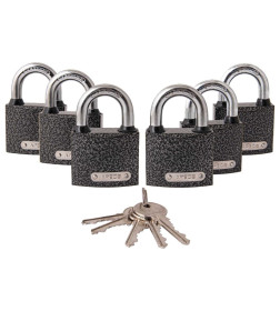 Замок навесной Apecs PD-01-50 (6 Locks+5 Keys)