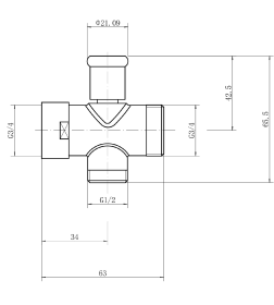 Дивертор Fashun AAAA