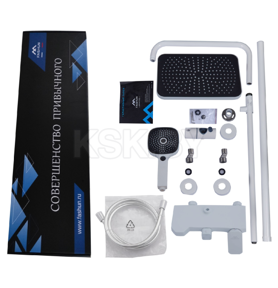Душевая система белая Fashun A52424-8 (A52424-8) 