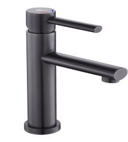 Смеситель для умывальника графит Fashun A51134-17 