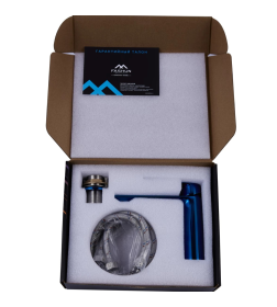 Смеситель для умывальника голубой сапфир Fashun A1083-33