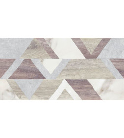 Плитка декор Guernsey Geo коричневый 300х600х9 мм