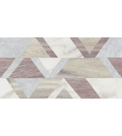 Плитка декор Guernsey Geo коричневый 300х600х9 мм