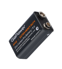 Батарейка Крона 6F22 Heavy Duty 9V GoPower 00-00015598