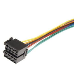 Разъемы для автомагнитол Евро ISO, сдвоенное гнездо акустика+питание REXANT 