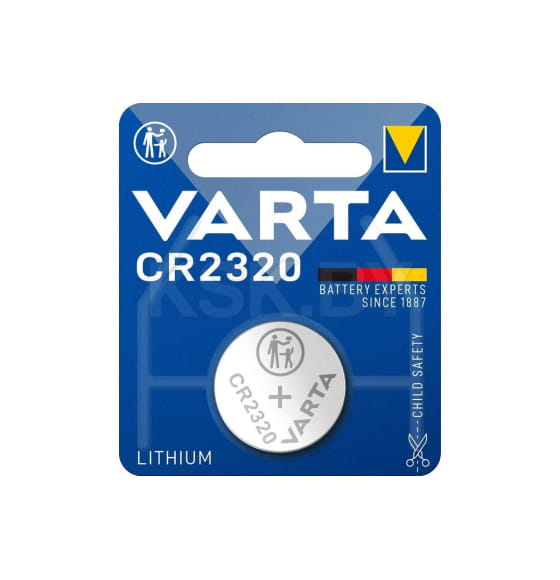 Батарейка CR2320 BL1 Lithium 3V (6320) Varta ELECTRONICS 6320101401 (6320101401) 