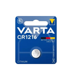 Батарейка CR1216 BL1 Lithium 3V (6216) Varta ELECTRONICS 6216101401