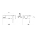 Смеситель для ванны и душа бронза Fashun A53018-21  (A53018-21) 