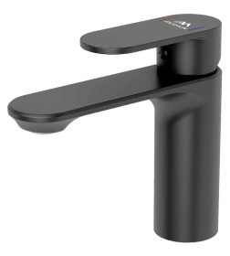 Смеситель для умывальника чёрный Fashun A1085-7