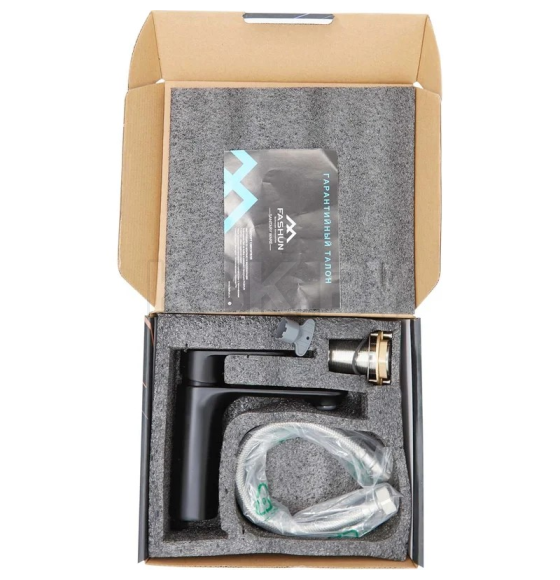 Смеситель для умывальника чёрный Fashun A1085-7 (A1085-7) 