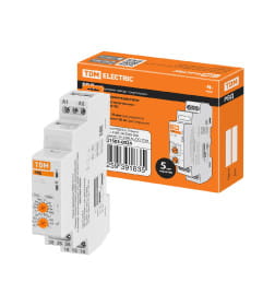 Реле времени РВД-0,1с/10мин-75мс/150мс-2х8А-24/230В-DIN ("звезда-треугольник", 24-230В АС/DC) TDM SQ1503-0024