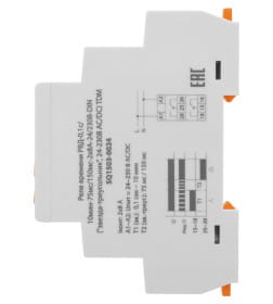 Реле времени РВД-0,1с/10мин-75мс/150мс-2х8А-24/230В-DIN ("звезда-треугольник", 24-230В АС/DC) TDM SQ1503-0024