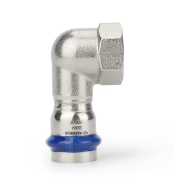 Угольник раструбный Varmega Inox Press с внутренней резьбой 22x3/4"