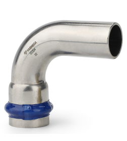 Угольник 90° однораструбный Varmega Inox Press 28x28a