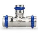 Тройник раструбный Varmega Inox Press переходной 28x22x28 (VM719282228) 