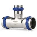 Тройник раструбный Varmega Inox Press переходной 35x22x35 (VM719352235) 