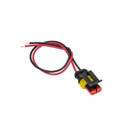 Автомобильный разъем штекер с проводом 20 см (3-х контактный) REXANT DJ7031-1.5-11 16-0303-9