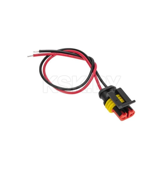 Автомобильный разъем штекер с проводом 20 см (3-х контактный) REXANT DJ7031-1.5-11 16-0303-9 (16-0303-9) 