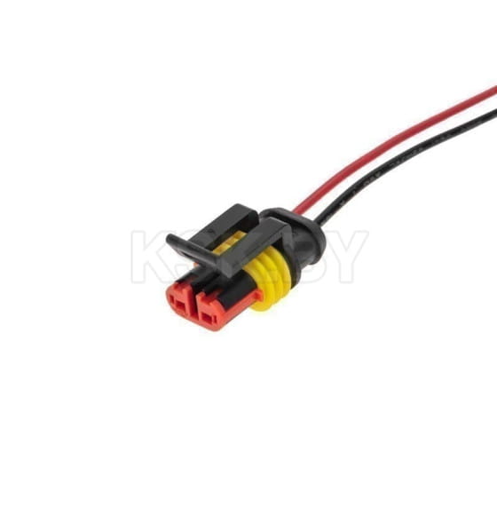 Автомобильный разъем штекер с проводом 20 см (3-х контактный) REXANT DJ7031-1.5-11 16-0303-9 (16-0303-9) 