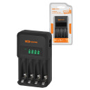 Зарядное устройство 18044 (1800 mA 4 слота АА/ААА 4 канала), LCD-экран, 220 В, TDM SQ1702-0110 (SQ1702-0110) 