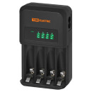 Зарядное устройство 18044 (1800 mA 4 слота АА/ААА 4 канала), LCD-экран, 220 В, TDM SQ1702-0110 (SQ1702-0110) 