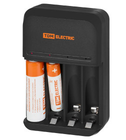 Зарядное устройство 8042 (800 mA 4 слота АА/ААА 2 канала), 220 В, TDM SQ1702-0109