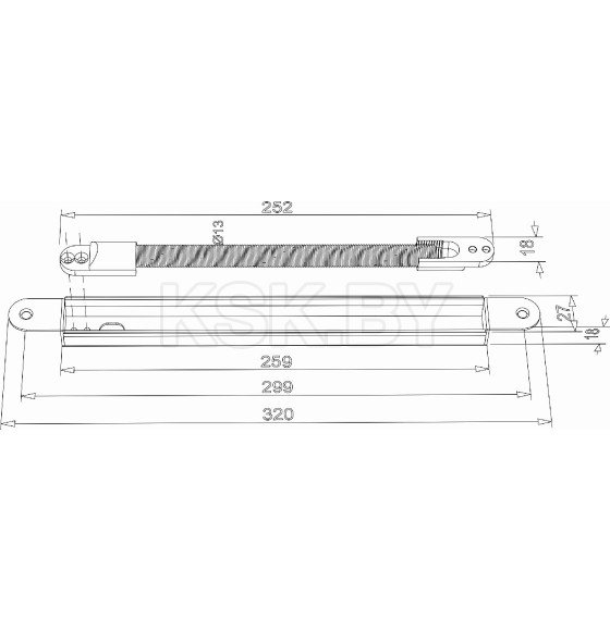Кабелепереход гибкий врезной ST-DL440 (НФ-00001828) 