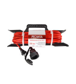 Силовой удлинитель Ресанта на раме 20м 1 розетка 10А СУ-2x1-20/1 IP44