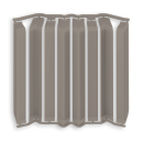 Накладки для плинтуса прямоугольного 80мм "Идеал Дюра" (набор из 8 эл. во флоупаке), 036 Платиново-серый