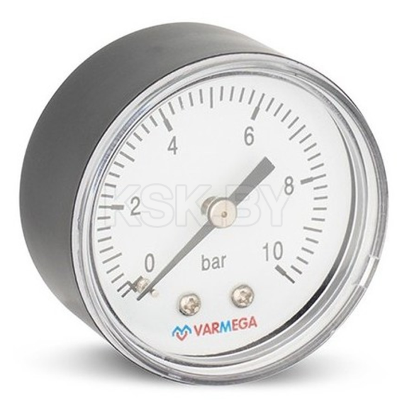 Манометр Varmega аксиальный 50 мм, 10 бар, 1/4" (VMMT08-501002) 