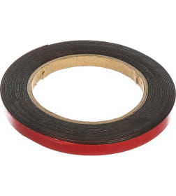 Лента клейкая на вспененной основе усиленная, двусторонняя, черная, 9 мм х 5м. Matrix