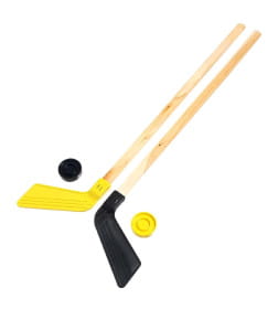 Детский хоккейный набор, 2 шайбы, 2 клюшки 80 см, МИКС 2749885