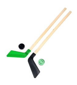 Детский хоккейный набор, 2 шайбы, 2 клюшки 80 см, МИКС 2749885